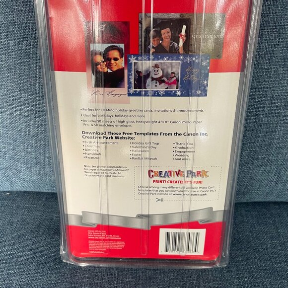 Canon All Occasion Photo Cards 4x8 cards 50 ct Holiday Greetings Invitations NEW - Picture 2 of 4